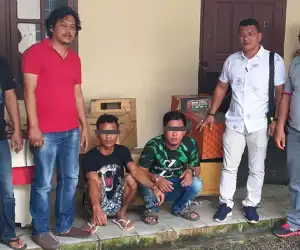 Delapan Unit Mesin Jackpot Disita Polres Agara