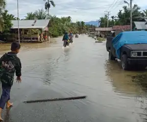 Sejumlah Desa di Nagan Raya Tergenang Banjir
