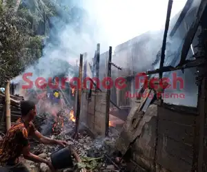 Rumah Warga di Tangan-tangan Abdya Terbakar