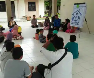 Rumoh Kreatif Adakan Shering Motivasi di SOS Children's Village