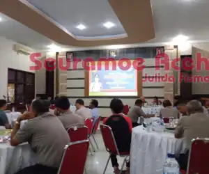 Kapolres Abdya Gelar Cofee Morning Dengan Sejumlah Wartawan