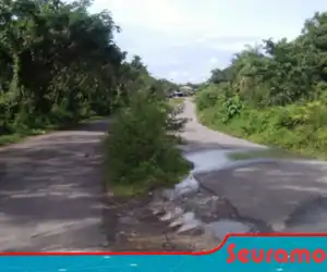 Ada Jalan di Suka Makmue Layaknya Jalan di Desa Kumuh