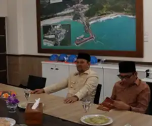 Terkait Tumpahan Batu Bara di Pantai Lhok Nga, Bupati Aceh Besar Datangi Kantor TP SBA