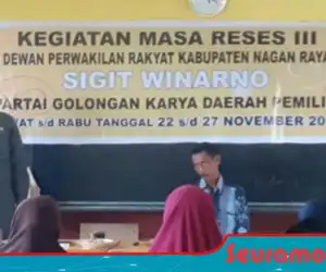 Dimasa Reses, Sigid Winarno Sumbang Pipa Paralon Sepanjang 1,5 KM