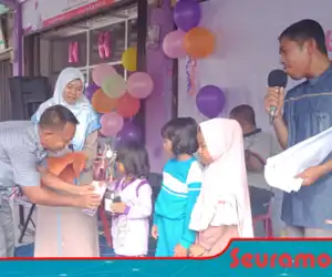 Farhana Syakira Fisma Raih Juara 1 Lomba Mewarnai Tingkat TK