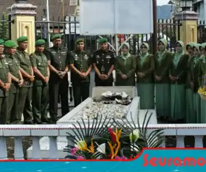 Di Hari Juang TNI AD ke 74, Kodim 0110 Abdya Ziarah ke Makam Pahlawan