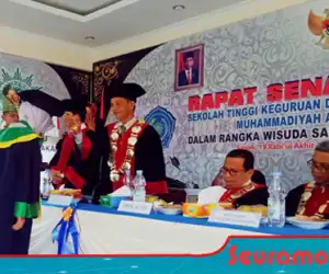 STKIP Muhammadiyah Abdya Wisuda 58 lulusan, 7 Orang Cumlaude