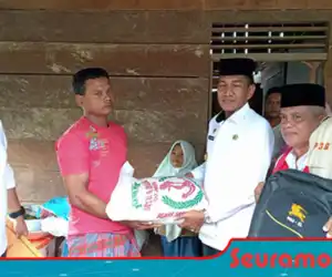 Bupati Agara Minta Kepada Korban Kebakaran Dibangun Rumah Baru