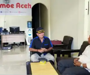 Kabag Humas Nagan Raya Silaturhami ke Redaksi Seuramoe Aceh