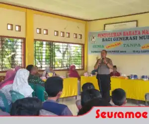 Kapolsek Samatiga, Adakan Penyuluhan Narkoba Bagi Remaja