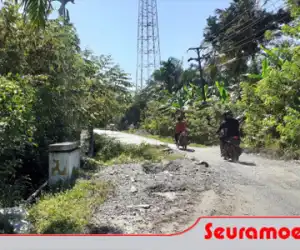 Ambruk 3 Tahun Lalu, JembatanLueng Mamplam Tak Kunjung Diperbaiki