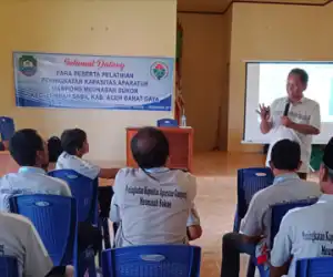 Tingkatkan Kapasitas Aparatur, Gampong Meunasah Sukon Gelar Pelatihan