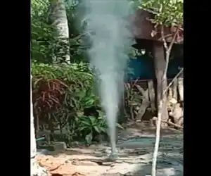 Semburan Gas Bercampur Air dan Lumpur Terjadi di Aceh Barat