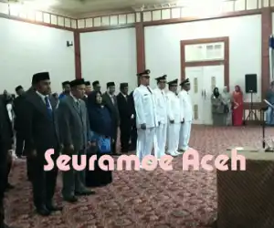 Bupati Nagan Raya Lantik Puluhan Pejabat, Berikut Nama dan Jabatannya