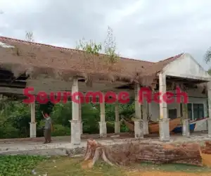 Pembangunan Gedung Pasar TPI Abdya Terkesan Mubazir