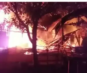 Panti Asuhan Anak Mentawai di Padang, Sumatera Barat Ludes Terbakar