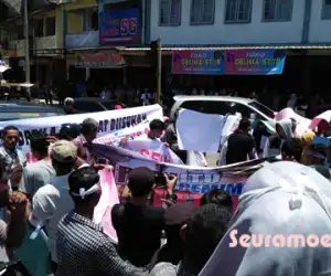 Puluhan Peserta Aksi GeRAM Pulang Sebelum Demo Usai, Ada Apa?
