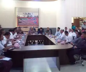 Polres Gelar Rapat Koordinasi Antisipasi Penyebaran Covid-19 di Abdya