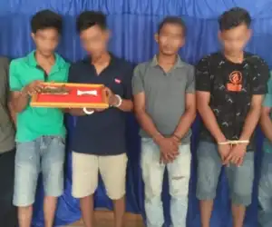 Polres Abdya Tangkap Enam Kurir Ganja Berantai
