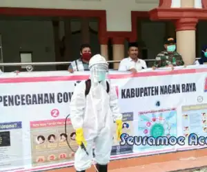 Cegah Penyebaran COVID-19, Gampong Cot Lhele Gandeng PMI Nagan Raya