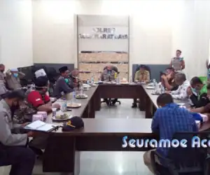 Jelang Puasa, Polres Abdya Gelar Rapat Koordinasi Antisipasi Penyebaran COVID-19