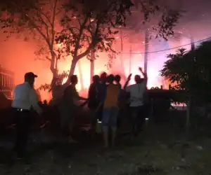 Begini Kronologi Terbakarnya AMP di Lembah Sabil Abdya