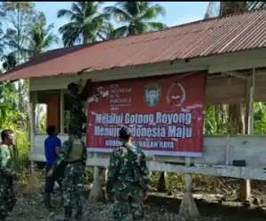 Hari Lahir Pencasila, Kodim Nagan Raya Gelar Gotong Royong