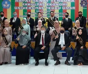 Fakultas Ekonomi UTU Gelar Yudisium, Terapkan Protokol Kesehatan dan Semi Online