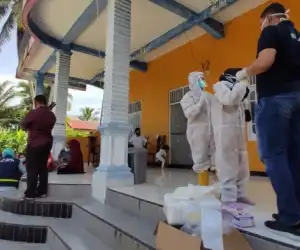 Enam Warga Aceh Jaya Jalani Uji Swab