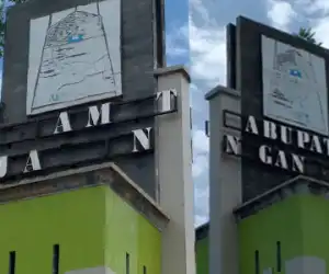 Tak Diperbaiki, Tugu Batas Kabupaten Nagan Raya-Aceh Barat Rusak