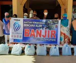 Polsek Blangpidie Bersama FIFGROUP Peduli dan Berbagi Untuk Masyarakat Abdya
