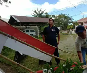 Sambut HUT RI ke 75, PMI Simeulue Adakan Gotong Royong