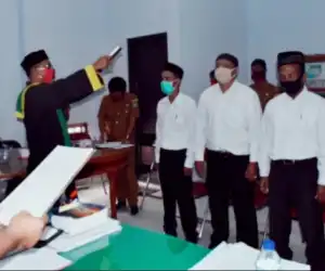 Bupati Abdya Lantik Empat Pj Keuchik