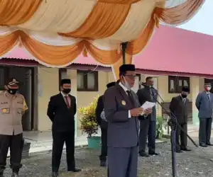 Ditengah Pandemi Pemkab Aceh Jaya Gelar Upacara Hardikda, Begini Kondisinya