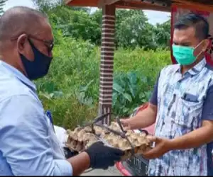 Kabag Humas dan Protokol Sekdakab Simeulue Beri Bantuan dan Motivasi