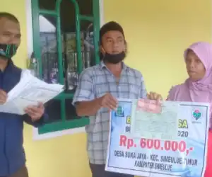 Hari Ini BLT-DD Tahap III di Desa Suka Jaya Simeulue Timur Dicairkan