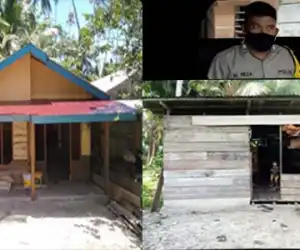 Bhabinkamtibmas Polres Simeuleu Bangun Rumah Layah Huni