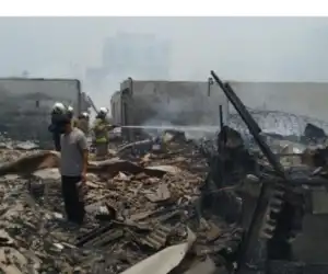 600 Lebih Kios di Pasar Cempaka Putih Jakarta Hangus Terbakar