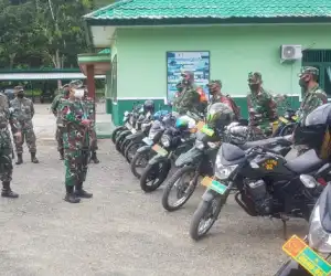 Dandim 0115 Simeulue Cek Kelengkapan Kendaraan Dinas Oprasional Anggota