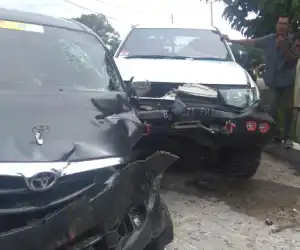 Lakalantas di Abdya, Dua Avanza dan Satu Mitsubishi Strada Double Cabin Rusak