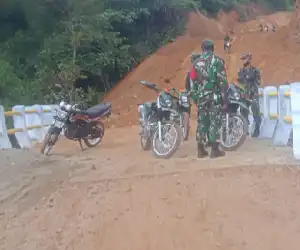 Satgas TMMD Kodim/0110 Abdya Gelar Baksos Pembersihan Jalan Desa