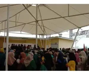 Tolak Omnibus Law UU Cipta Kerja, Mahasiswa Aceh Selatan Geruduk Gedung DPRK