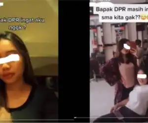 Cewek Ini Ancam Anggota DPR: Masih Ingat? Saya Lapor Istri