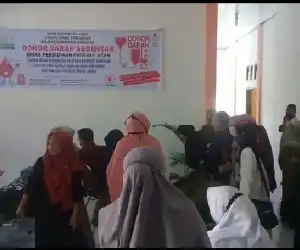 Cabang Dinas Pendidikan Aceh Wilayah Simeulue Sumbang 14 Kantong Darah ke PMI