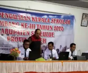 Dinas Pendidikan Simeulu Gelar Diklat Penguatan Kepala Sekolah