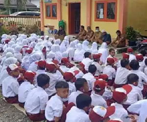 Hari Pertama Belajar, Wabup Abdya Himbau Sekolah Patuhi Protokol Kesehatan