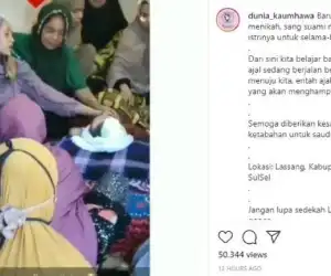 Tiga Hari Menikah Suami Meninggal, Cerita Istri Bikin Sedih