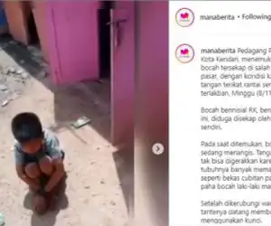 Biadab! Anak Yatim Piatu Disekap dengan Tangan dan Kaki Dirantai