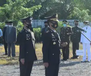 Kapolres Nagan Raya Pimpin Upacara Ziarah Makam Pahlawan