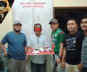 Pengedar Ganja di Simeulue Ditangkap "Kucing Hitam"